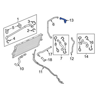 Ford OE - Upper Radiator Coolant Hose