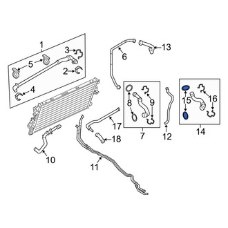 Ford OE - Radiator Coolant Hose Seal