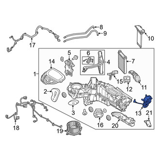 Ford OE - HVAC Air Inlet Door Actuator
