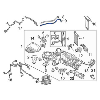Ford OE - HVAC Heater Hose