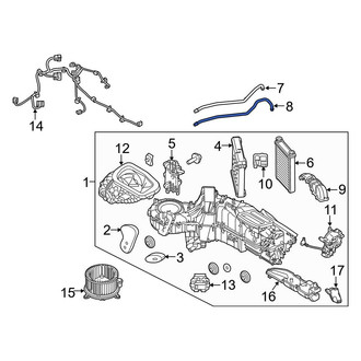 Ford OE - HVAC Heater Hose