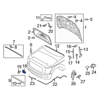 Ford OE - Front Hood Latch