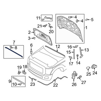 Ford OE - Left Hood Seal