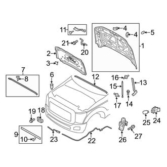 Ford OE - Hood & Components