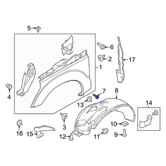Ford OE - Fender Bolt