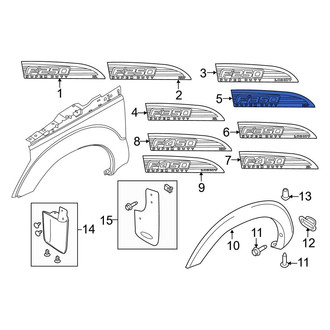 Ford OE - Front Left Fender Emblem
