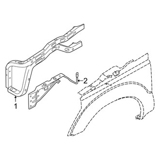 Ford OE - Fender - Inner Components (Crew Cab)
