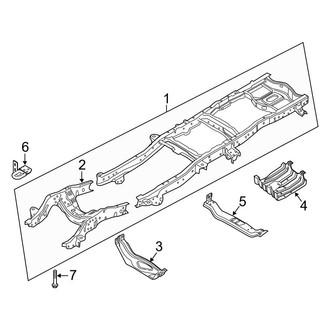 Ford OE - Frame & Components (Frame & Crossmembers)