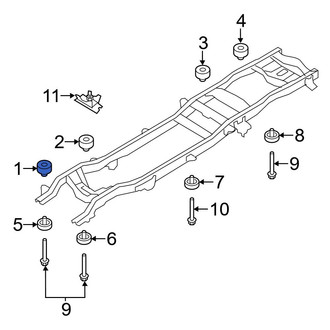 Ford OE - Front Upper Body Mount Cushion