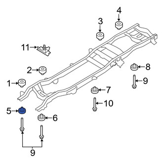 Ford OE - Lower Body Mount Cushion