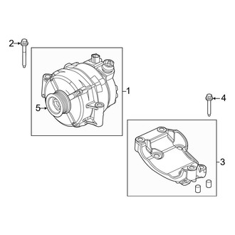 Ford OE - Electrical - Alternator (Regular Cab / SuperCab / Crew Cab 6.2L)