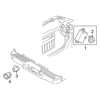 Ford OE - Electrical Components (Park Sensor System), (Crew Cab)