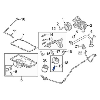 Ford OE - Engine Oil Filter Adapter