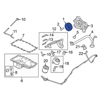 Ford OE - Engine Crankshaft Pulley