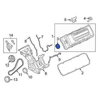 Ford OE - Engine Oil Filler Tube Seal