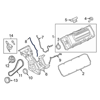 Ford OE - Right Engine Timing Cover Gasket