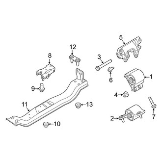 Ford OE - Engine & Transmission Mounting (Regular Cab / SuperCab / Crew Cab 6.2L)
