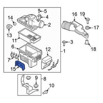 Ford OE - Front Lower Engine Air Intake Hose