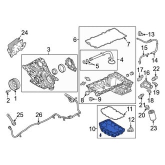 Ford OE - Lower Engine Oil Pan