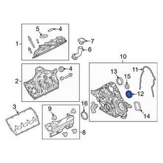 Ford OE - Right Engine Timing Cover Gasket