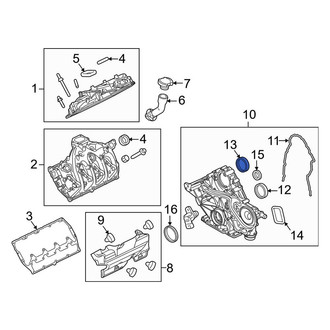 Ford OE - Engine Timing Cover Gasket