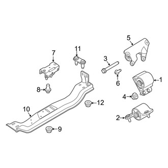 Ford OE - Engine & Transmission Mounting (Regular Cab / SuperCab / Crew Cab 6.7L)