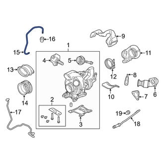Ford OE - Turbocharger Oil Line