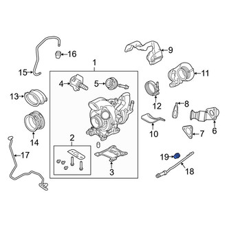 Ford OE - Turbocharger Oil Line Adapter