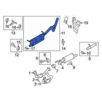 Ford OE - Exhaust Muffler