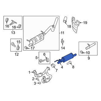 Ford OE - Exhaust Muffler