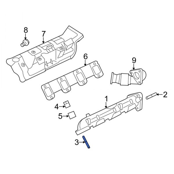 Exhaust Manifold Stud