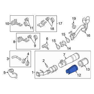Ford OE - Left Exhaust Heat Shield