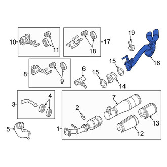 Ford OE - Exhaust Tail Pipe