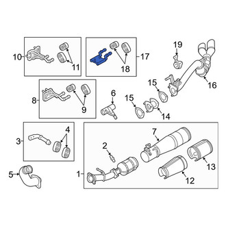 Ford OE - Exhaust System Hanger Bracket