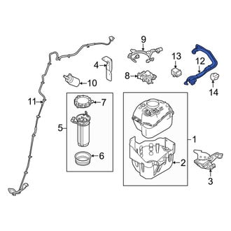 Ford OE - Diesel Exhaust Fluid (DEF) Filler Pipe