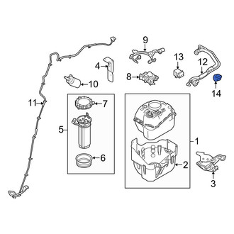 Ford OE - Diesel Exhaust Fluid (DEF) Filler Pipe Cap