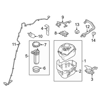 Ford OE - Emission System - Emission Components (Emission Reduction), (6.7L)