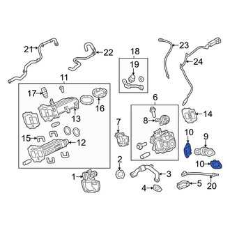 Ford OE - Exhaust Gas Recirculation (EGR) Tube Gasket