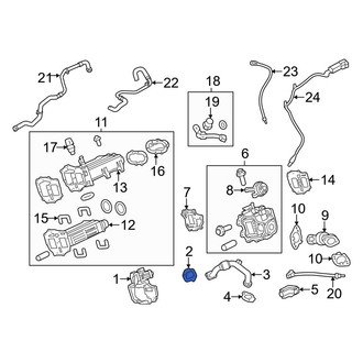 Ford OE - Lower Exhaust Gas Recirculation (EGR) Tube Gasket
