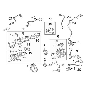 Ford OE - Emission System - Emission Components (EGR Valve & Cooler), (6.7L)