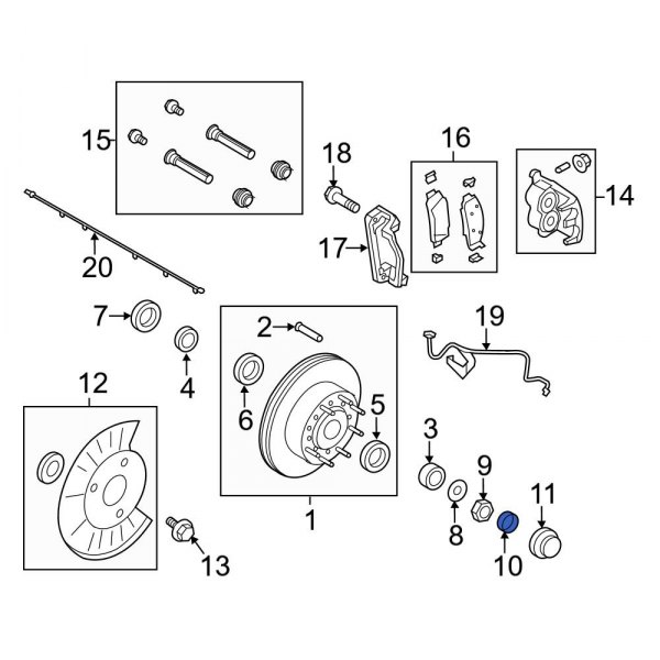 Wheel Bearing Lock Ring