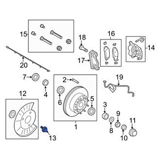 Ford OE - Brake Dust Shield Bolt