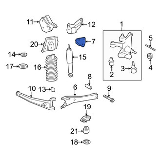 Ford OE - Left Radius Arm Bracket