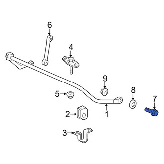 Ford OE - Lateral Arm Bolt