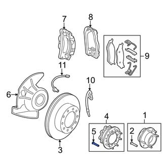 Ford OE - Front Wheel Lug Stud