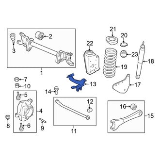 Ford OE - Front Suspension Track Bar Bracket