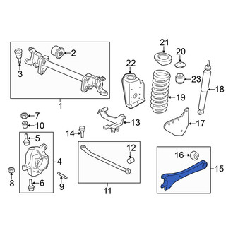 Ford OE - Front Left Radius Arm