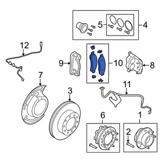 Ford OE - Front Disc Brake Pad Set