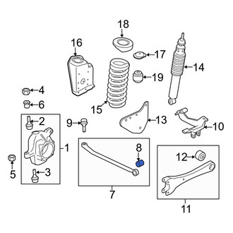 Ford OE - Front Suspension Track Bar Bushing