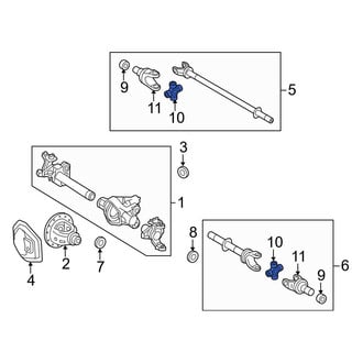 Ford OE - Front Left Universal Joint